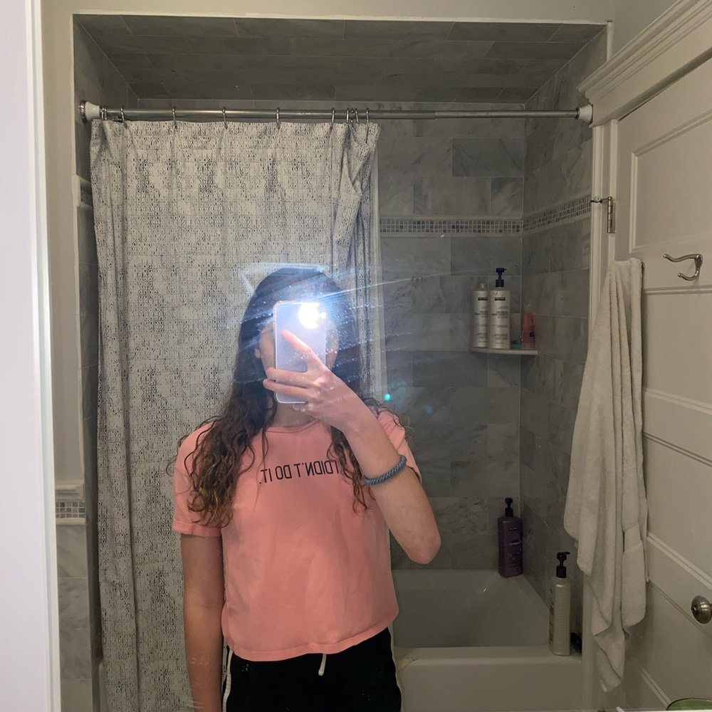 Pink Forever 21 Girls- I Didn't Do It Tee